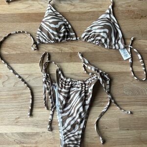 PLT Zebra Stripe Bikini